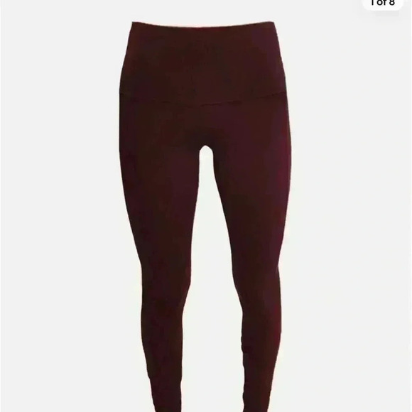 Lululemon Black Cherry  24” leggings perfect preowned - Picture 8 of 8